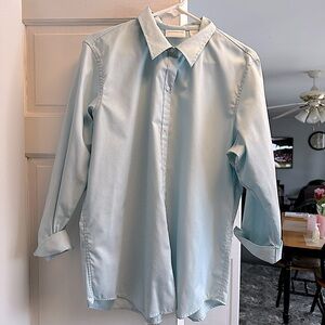 Liz Claiborne 100% cotton long sleeve blouse -sz.12